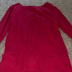 red long sleeve